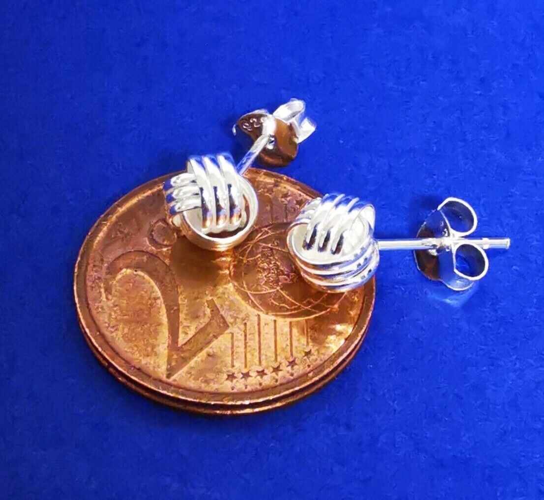 Ohrstecker aus Silber im Knotendesign diverse Modelle - Ohrringe