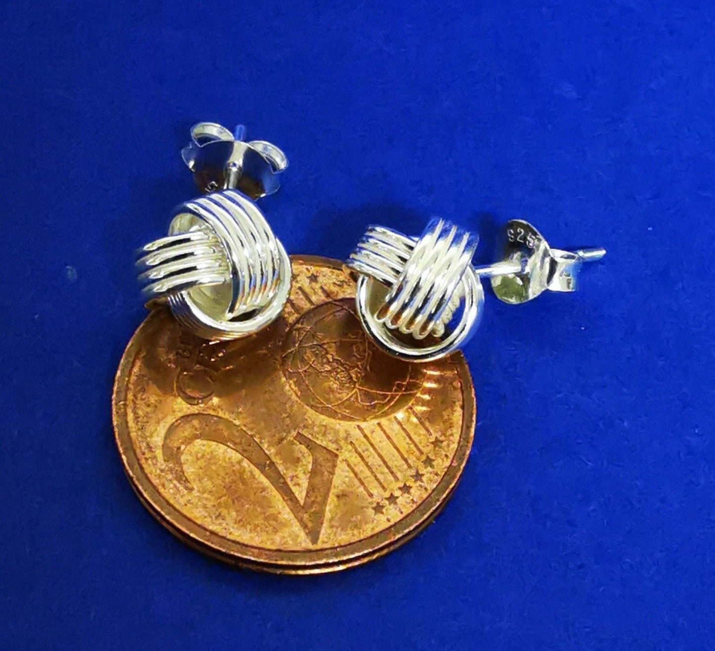 Ohrstecker aus Silber im Knotendesign diverse Modelle - Ohrringe