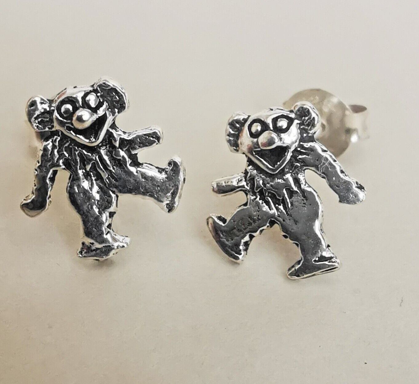 Ohrstecker Affe Schimpanse 925 Silber - Ohrringe
