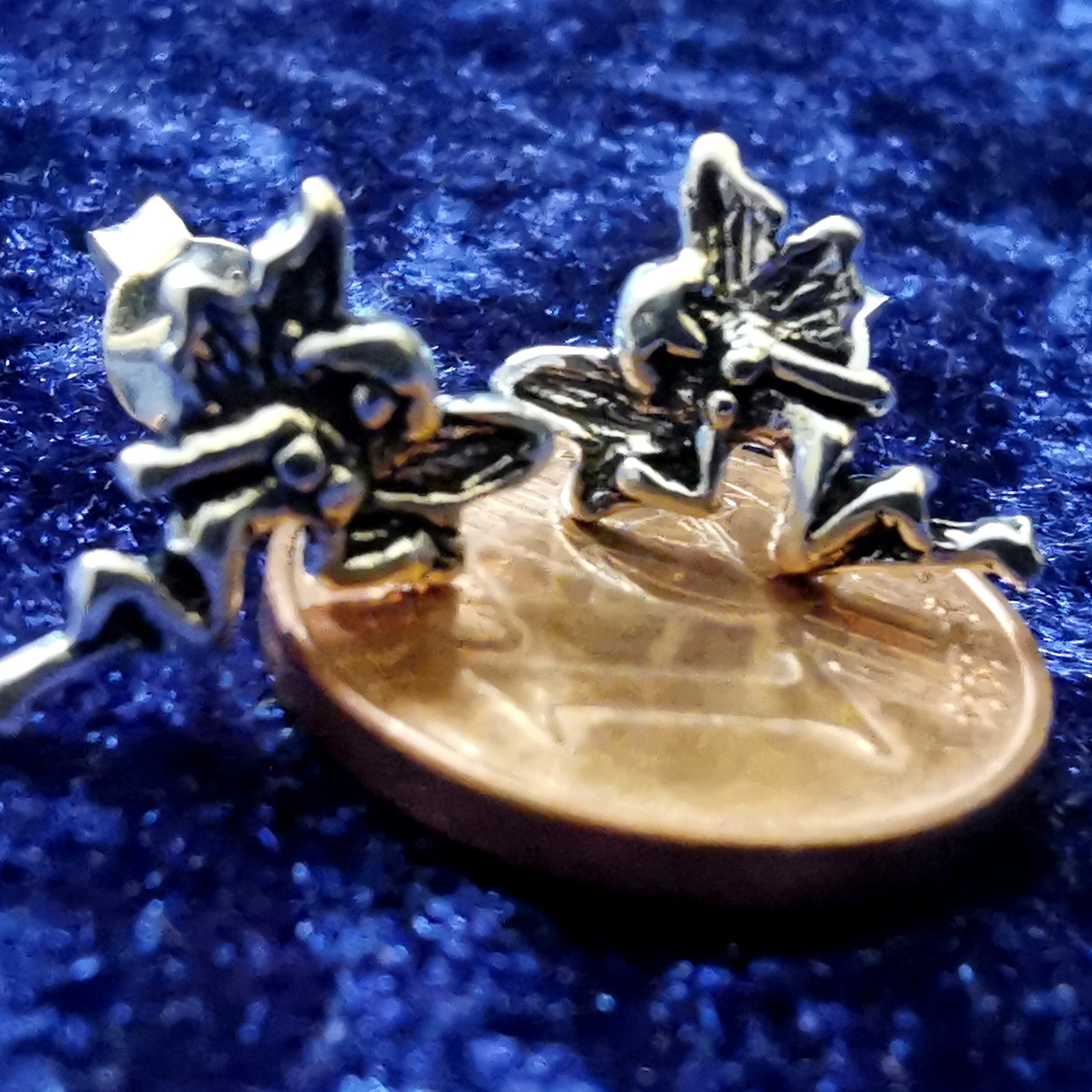 Ohrstecker Fee Elfe aus 925 Silber – Ohrringe