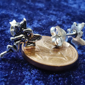 Ohrstecker Fee Elfe aus 925 Silber – Ohrringe