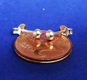 Ohrstecker aus Silber Halbkugeln - Ohrringe