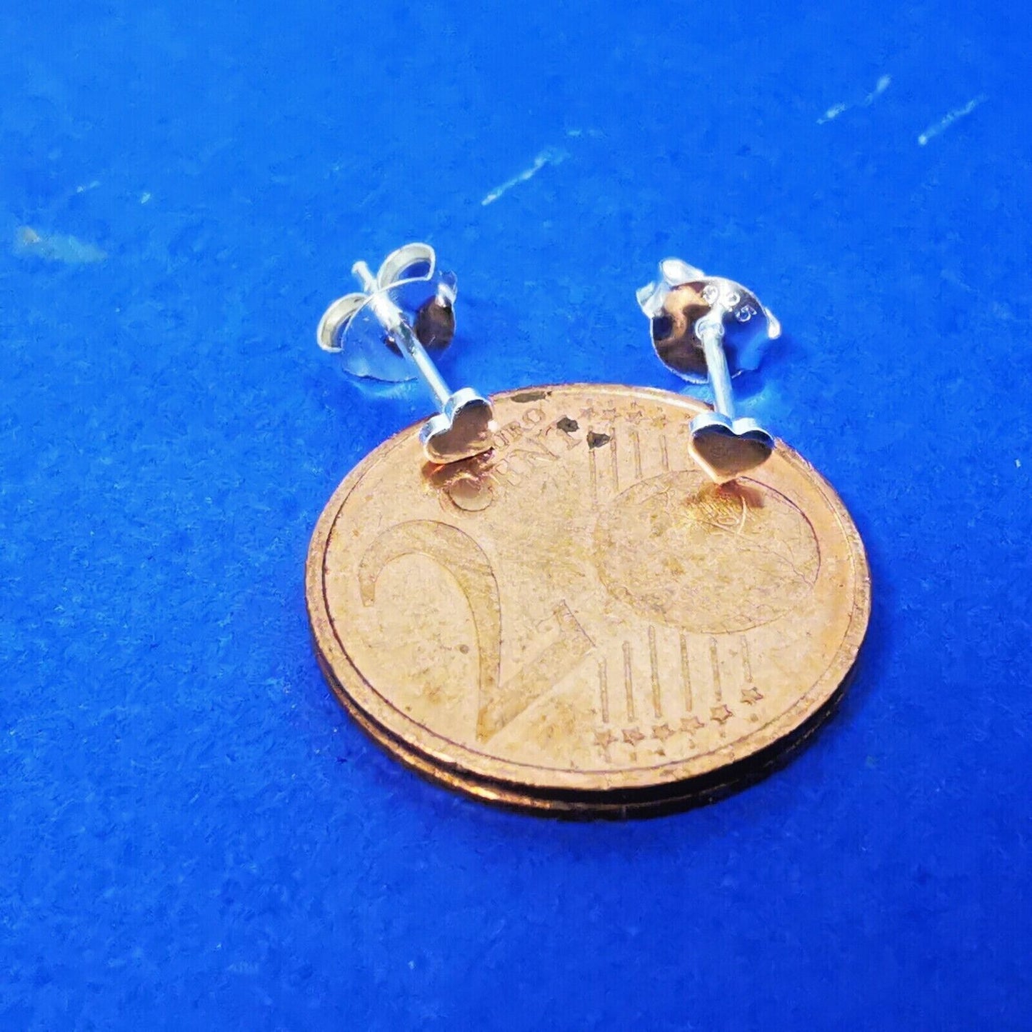 Ohrstecker kleines Herz aus 925 Silber - Ohrringe