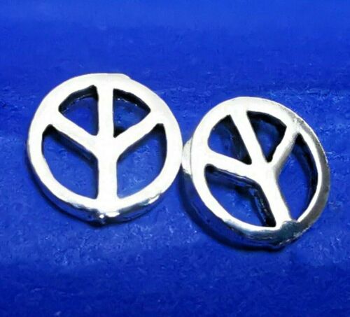 Ohrstecker aus Silber Peace CND Symbol