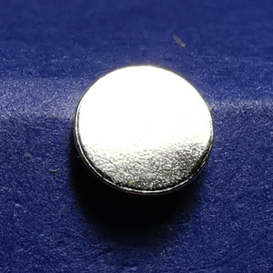 Kreis Punkt Ohrstecker Flach Scheibe aus 925er Silber - Ohrringe