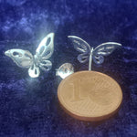 Lade das Bild in den Galerie-Viewer, Ohrstecker Schmetterling aus 925 Silber - Ohrringe
