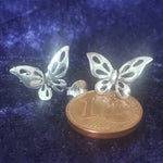 Lade das Bild in den Galerie-Viewer, Ohrstecker Schmetterling aus 925 Silber - Ohrringe

