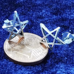 Lade das Bild in den Galerie-Viewer, Ohrstecker aus Silber Pentagramm  – Ohrringe
