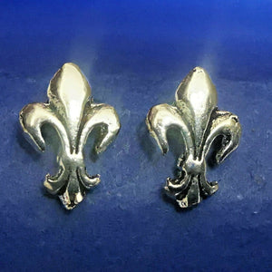 Ohrstecker Lilien Fleur de Lys Lis aus Silber – Ohrringe
