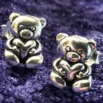 Lade das Bild in den Galerie-Viewer, Ohrstecker aus Silber Teddybär  – Ohrringe
