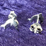 Lade das Bild in den Galerie-Viewer, Ohrstecker Delfin 925 Silber - Ohrringe

