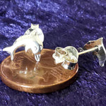 Lade das Bild in den Galerie-Viewer, Ohrstecker Delfin 925 Silber - Ohrringe
