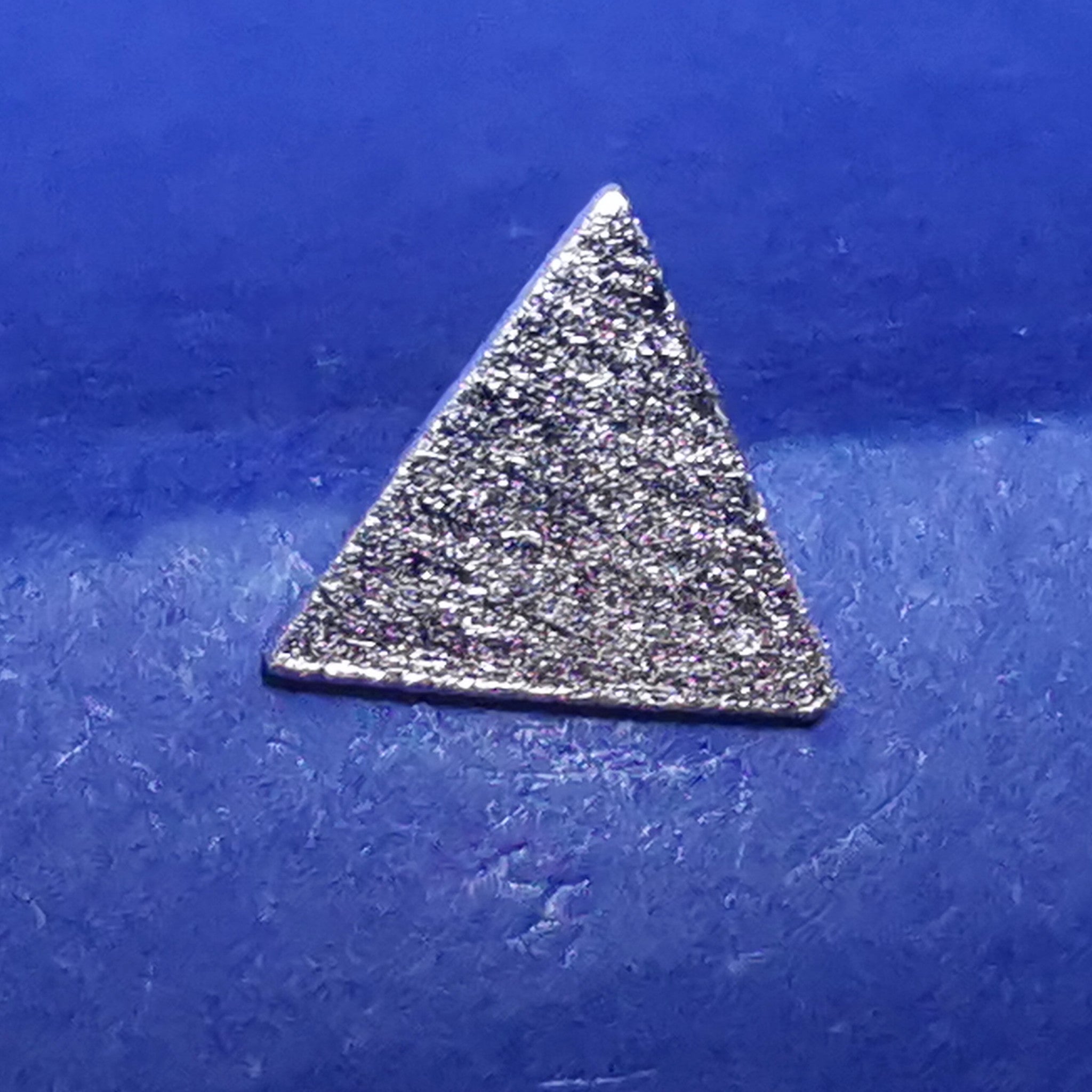 Ohrstecker Dreieck gebürstet aus 925 Silber – Ohrringe