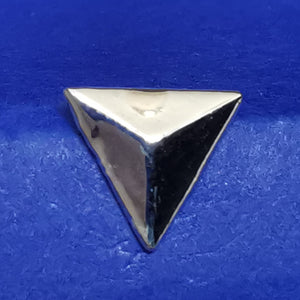 Ohrstecker Dreiecke im 3D-Design aus 925er Silber - Ohrringe