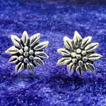 Lade das Bild in den Galerie-Viewer, Edelweiß Ohrstecker aus 925er Sterling Silber - Ohrringe

