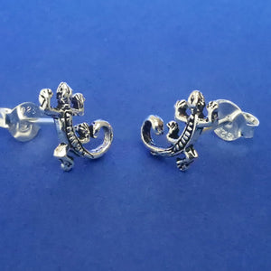 Ohrstecker im Eidechsen-Design aus 925 Silber - Ohrringe