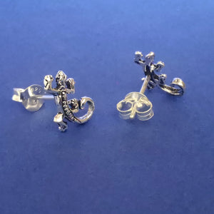 Ohrstecker im Eidechsen-Design aus 925 Silber - Ohrringe