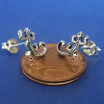 Lade das Bild in den Galerie-Viewer, Ohrstecker im Eidechsen-Design aus 925 Silber - Ohrringe
