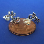 Lade das Bild in den Galerie-Viewer, Ohrstecker im Eidechsen-Design aus 925 Silber - Ohrringe
