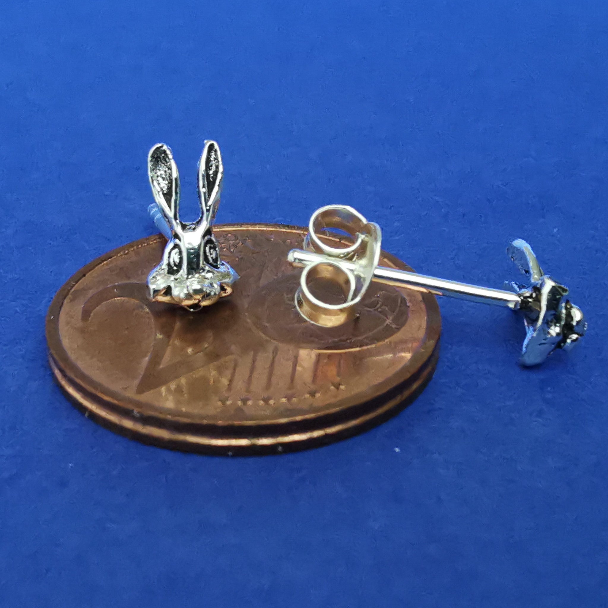 Ohrstecker Hase 925 Silber - Ohrringe