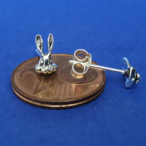 Ohrstecker Hase 925 Silber - Ohrringe