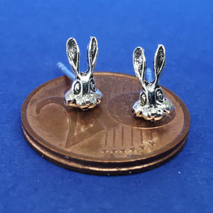 Ohrstecker Hase 925 Silber - Ohrringe