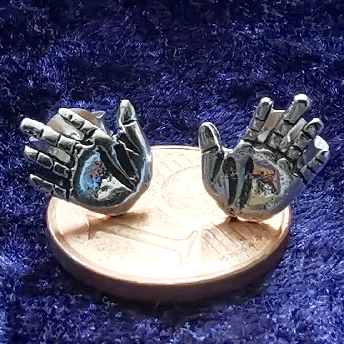 Ohrstecker aus Silber Hand – Ohrringe