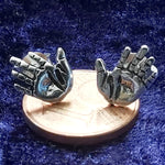 Lade das Bild in den Galerie-Viewer, Ohrstecker aus Silber Hand – Ohrringe
