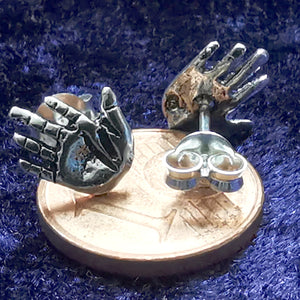 Ohrstecker aus Silber Hand – Ohrringe