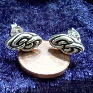 Ohrstecker aus Silber keltischer Knoten - Ohrringe