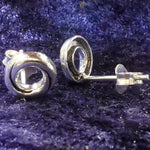 Lade das Bild in den Galerie-Viewer, Ohrstecker Kreis Ring aus 925er Silber - Ohrringe
