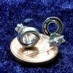 Lade das Bild in den Galerie-Viewer, Ohrstecker Kreis Ring aus 925er Silber - Ohrringe
