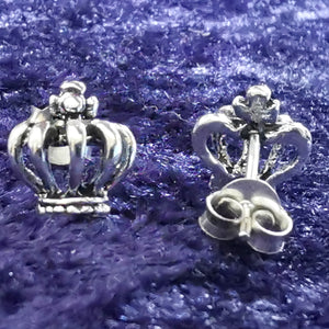 Ohrstecker aus Silber Krone – Ohrringe