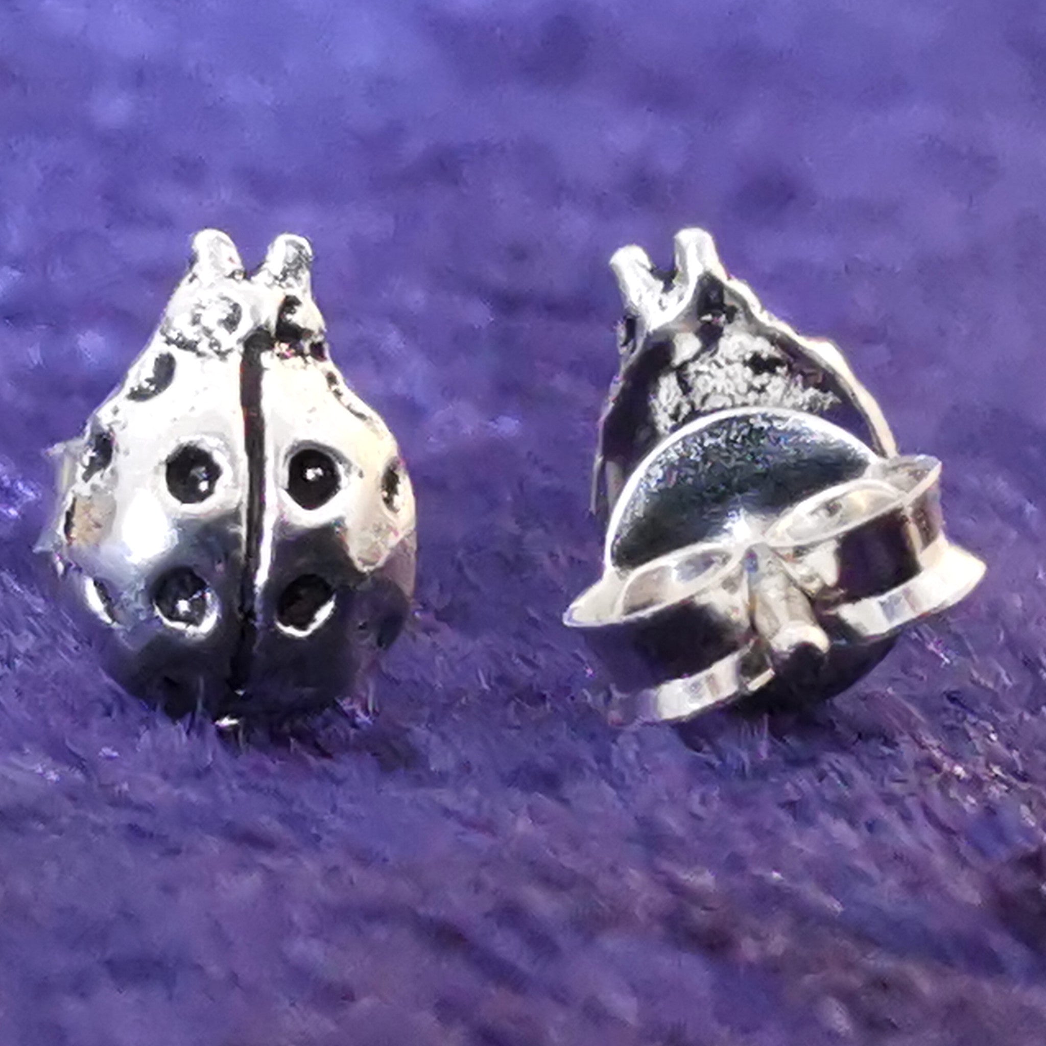 Ohrstecker aus Silber Maikäfer - Ohrringe