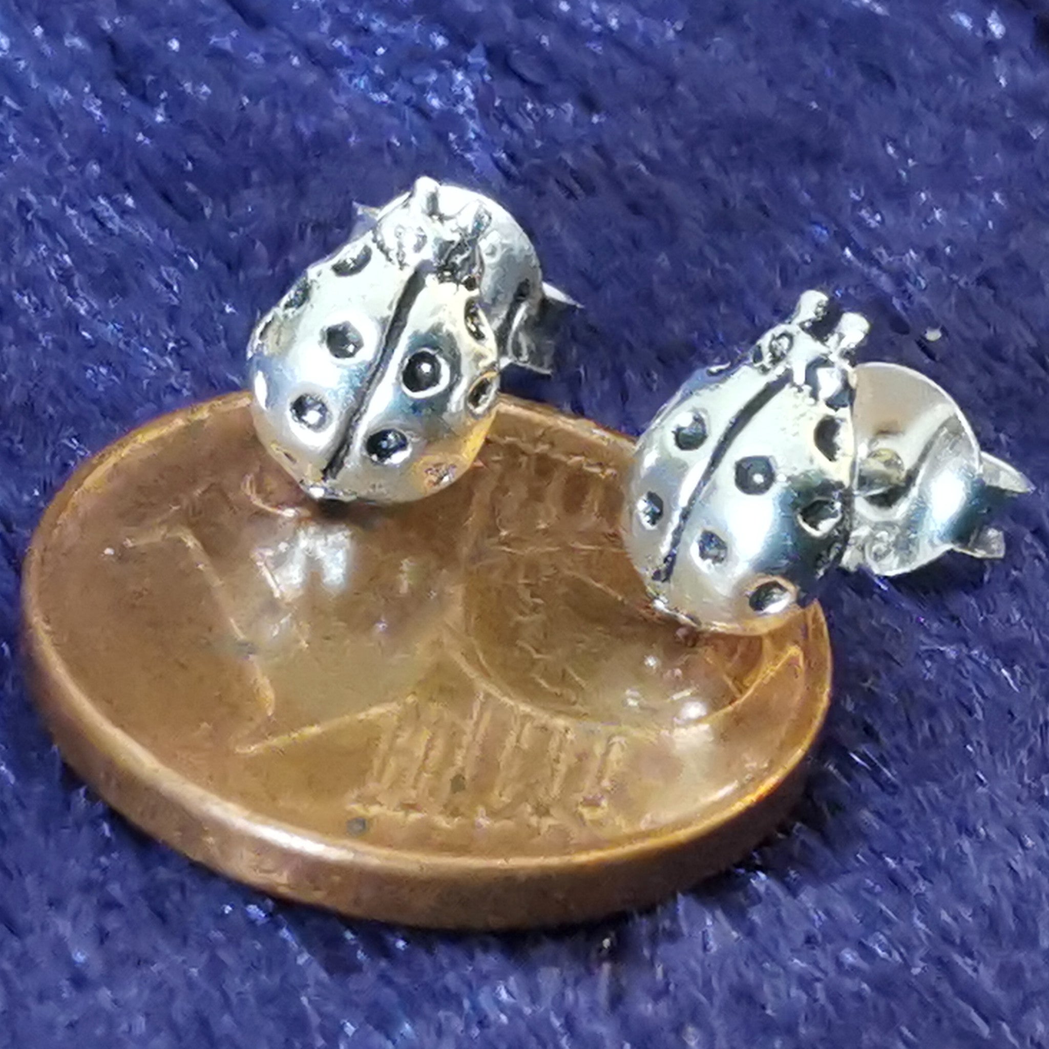 Ohrstecker aus Silber Maikäfer - Ohrringe