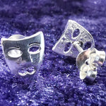 Lade das Bild in den Galerie-Viewer, Ohrstecker aus 925er Silber Maske – Ohrringe
