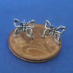Lade das Bild in den Galerie-Viewer, Ohrstecker kleiner Schmetterling 925 Silber - Ohrringe
