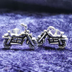 Lade das Bild in den Galerie-Viewer, Motorrad Ohrstecker aus 925er Silber – Ohrringe
