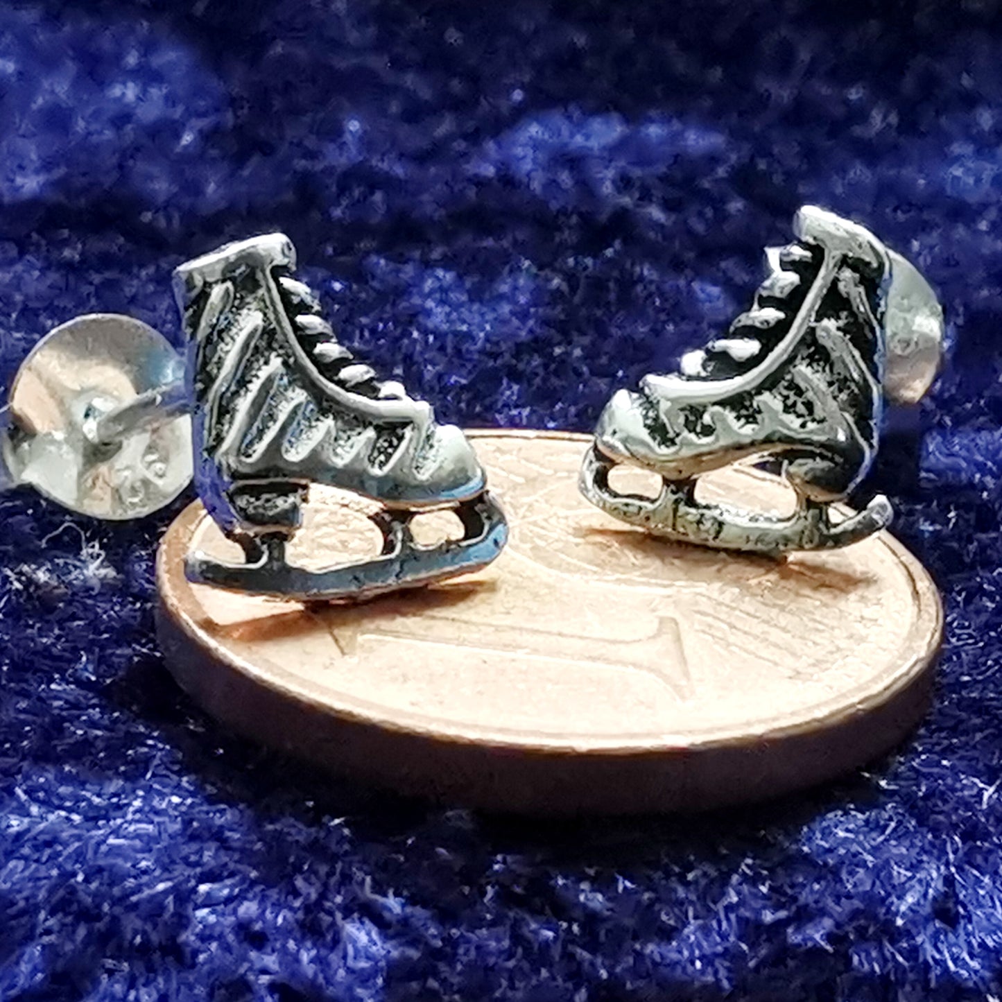Ohrstecker aus Silber Schlittschuh – Ohrringe