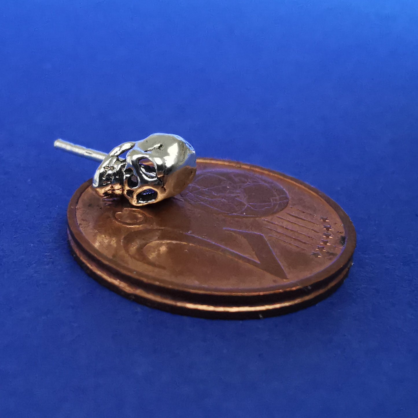 Ohrstecker Totenkopf aus 925 Silber – Ohrringe