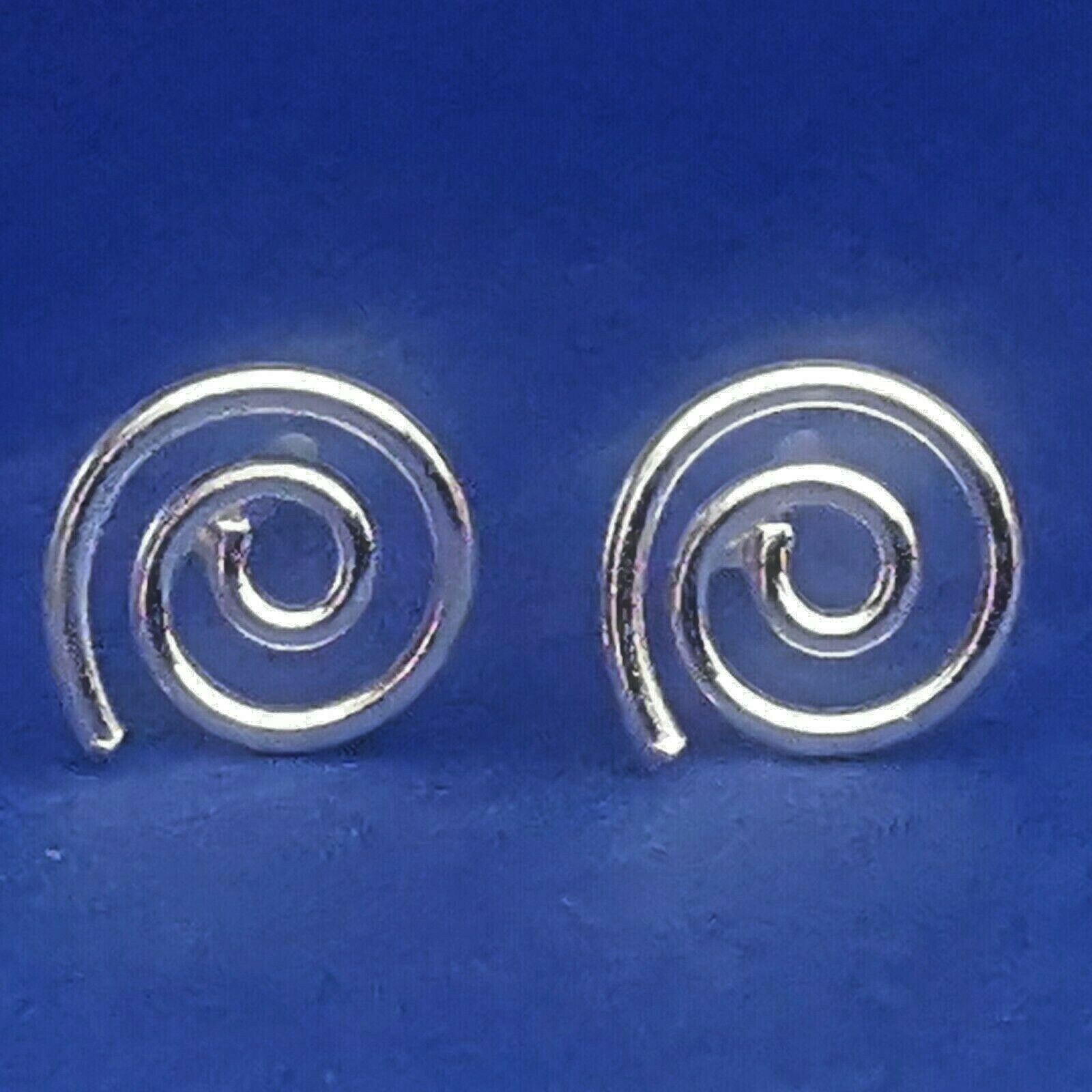 Ohrstecker im Spirale Design aus Silber - Ohrringe