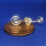 Lade das Bild in den Galerie-Viewer, Ohrstecker im Spirale Design aus Silber - Ohrringe
