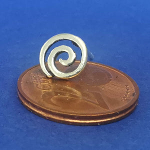 Spirale Ohrstecker aus Silber - Ohrringe