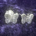 Lade das Bild in den Galerie-Viewer, Ohrstecker Schmetterling aus 925 Silber - Ohrringe
