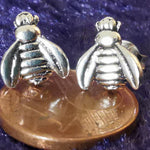 Lade das Bild in den Galerie-Viewer, Ohrstecker Biene Fliege Wespe 925 Silber - Ohrringe
